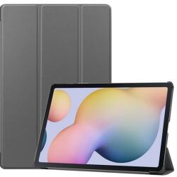Samsung Tab S7 Plus 12.4 / Tab S7 FE 12.4 / Tab S8 Plus 12.4, mappa tok, Trifold, szürke