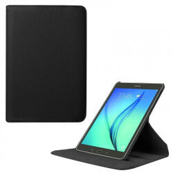 Samsung Tab S2 8.0 SM-T710 / T715, mappa tok, elforgatható (360°), fekete - tok-shop
