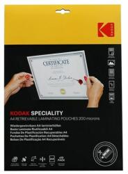 Kodak Lamináló fólia KODAK A/4 200 mikron újrahasználható 10 íves (KO-LMA4RET-PK10F) - fotoland