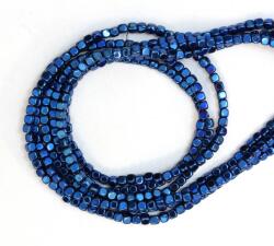  Hematit Colorat Albastru Cub 3x3 mm - Margele Pietre Semipretioase pentru Bijuterii - concepttropic - 12,00 RON