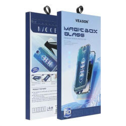 Veason 6D Pro Veason Könnyen applikálható üveg - Iphone 14 Pro fekete fólia
