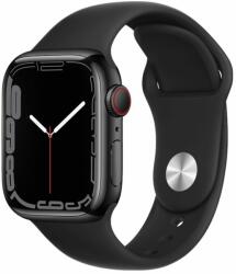 Hoco WA01 Apple Watch 38/40/41/42 mm Szilikon Szíj Fekete