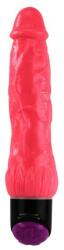 Baile Vibrator Realist Multispeed Colorful Sex, TPR, Roz, 24 cm Vibrator