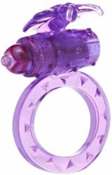 ToyJoy Flutter Ring Vibrating, purple Inel pentru penis