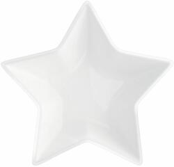Altom Design Castron din porțelan Altom Star, 26 x 24, 5 x 7, 5 cm, alb