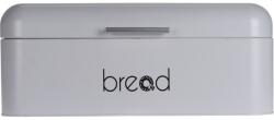 4-Home Cutie de tablă pentru pâine EH Bread cu capac, alb
