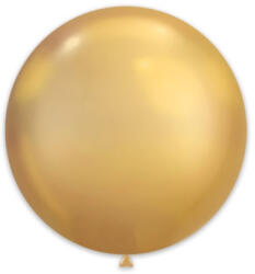 Balloons4party Set 2 baloane latex jumbo chrome auriu 38 cm