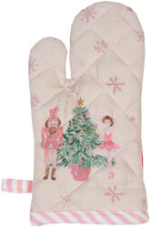 Clayre & Eef Set 2 manusi copii bumbac Craciun termorezistente 12x21 cm (PNC44K)