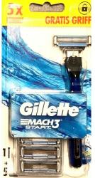 Gillette Maszynka do golenia z 5 wymiennymi wkładami - Gillette Mach3 Start