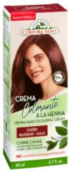 Crema de colorare semipermanenta BIO pentru par Roscat cu Henna Corpore Sano, 80 ml