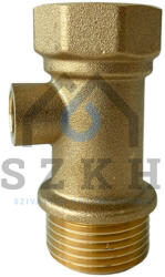 IBO T rézidom 2x1"-1/4" Idom