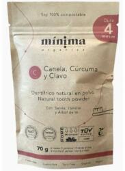 Minima Organics Pudră de dinți naturală Scorțișoară, cuișoare și turmeric - Minima Organics Natural Tooth Powder 70 g