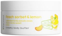 Nacomi Masło do ciała o zapachu brzoskwini i cytryny - Nacomi Peach Sorbet And Lemon Creamy Body Butter 100 ml