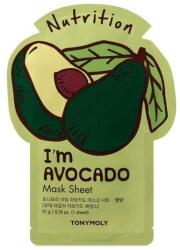 Tony Moly Masca Faciala Coreeana Nutritiva Tip Servetel cu Avocado - Tony Moly I'm Avocado Mask Sheet Nutrition, 1 buc