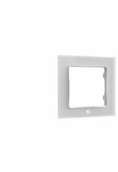 Shelly Wall Switch sorolókeret, 1-es fehér üveg előlapos (3800235266229)