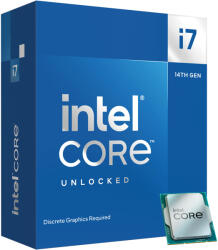 Intel Core i7-14700KF 20-Core 3.4GHz LGA1700 Box (BX8071514700KF) Processzor