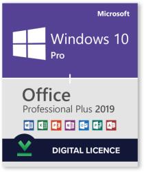 Microsoft Windows 10 Pro + Office 2019 Professional Plus (DCDLD004DCDLD031)
