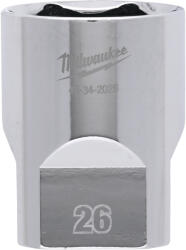 Milwaukee Cheie tubulară ½″ - 26 mm (4932480024) - sculeprime Set capete bit, chei tubulare