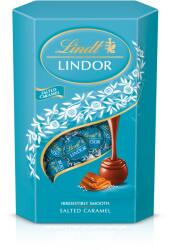 Lindt & Sprüngli Lindt Lindor tejcsokoládé sókristályokkal és lágyan olvadó karamellás töltelékkel 337 g