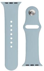 gigapack Apple Watch Series 9 41mm pótszíj (egyedi méret, szilikon, állítható, fém kapocs) világoskék (GP-142749)