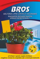 BROS Rovarfogó sárga lap virágcserepekhez 10db-os (b384) - emaki