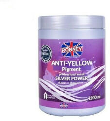 RONNEY Professional Anti-Yellow Silver Power Masca pentru par blond 1000 ml (5060589155244)