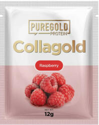 Pure Gold CollaGold Marha és Hal kollagén italpor hialuronsavval - Raspberry - 12g - PureGold
