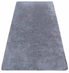  Modern, mosható szőnyeg LAPIN shaggy, csúszásgátló fekete / elefántcsont 180x270 cm (C197)