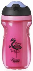 Tommee Tippee Cupa termo fără vărsare Tommee Tippee - 260 ml, flamingo roz (TT.0139.003)