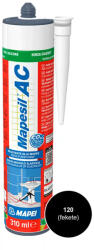 Mapei Mapesil AC 120 (fekete) 310ml ecetsavas szilikon hézagkitöltő 4812091IT (4812091IT)