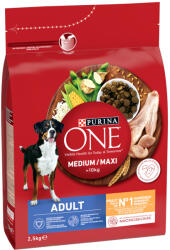 ONE 2x2, 5kg PURINA ONE Medium/Maxi Adult csirke száraz kutyatáp