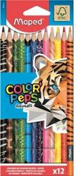 Maped Color Peps Animal színesceruza készlet 12db-os normál háromszög