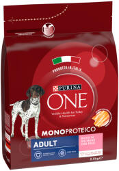 ONE 2x2, 5kg PURINA ONE Adult Mono-Protein lazac száraz kutyatáp