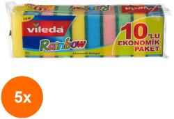 Vileda Set 5 x 10 Bureti de Vase Vileda, Rainbow (ROC-5xMAG1013544TS)