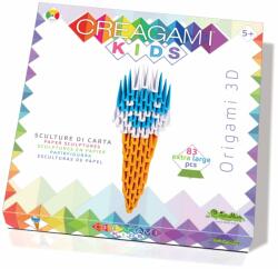 CreativaMente Joc 3D Inghetata Origami, Creagami Kids, 83 Piese (N01008843_001w)