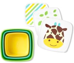 Skip Hop Set 3 cutii pentru pranz Zoo Girafa (9H776410) Set pentru masa bebelusi
