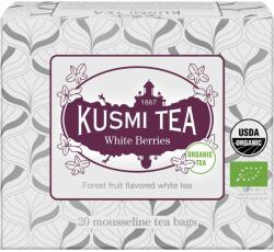 Kusmi Tea Ceai alb WHITE BERRIES, 20 de pliculețe de ceai din muselină, Kusmi Tea