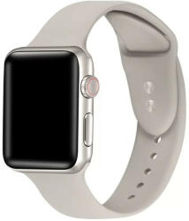 Apple Watch 4-6, SE, SE (2022) (38 / 40 mm) / Watch 7-9 (41 mm), szilikon pótszíj, állítható, két lyukas rögzítés, Xprotector, szürke - tok-shop