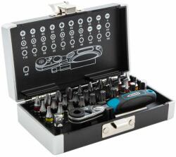  1/4" Bitkészlet racsnis hajtószárral kofferben 33 részes professional (11365)