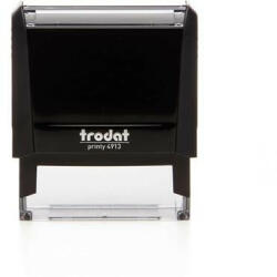 TRODAT Bélyegző, TRODAT "Printy 4913", fekete ház, fekete párnával (IT4913FF) - fapadospatron