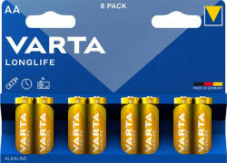 VARTA Elem, AA ceruza, 8 db, VARTA "Longlife (VELEAA8) - fapadospatron