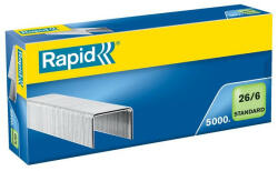 RAPID Tűzőkapocs, 26/6, horganyzott, RAPID "Standard (E24861800) - fapadospatron