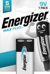 Energizer Elem, 9V, 1db, ENERGIZER, "Max Plus (EE9V1MP) - fapadospatron
