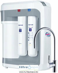 Geyser Sistem de filtrare apa potabila Aquaphor RO-202, osmoza inversa, pompa presiune integrata, indicator LED, 190 litri/zi, rezervor 5 litri