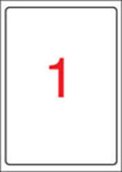 APLI Etikett, tintasugaras nyomtatóhoz, 199, 6 x 289, 1 mm, fényes, fotóminőségű, APLI, 10 etikett/csomag (LCA2926)