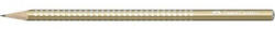 Faber-Castell Grafitceruza, B, háromszögletű, FABER-CASTELL "Sparkle Pearl", gyöngyházfényű, arany (TFC118214) - fapadospatron