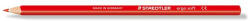 STAEDTLER Színes ceruza, háromszögletű, STAEDTLER "Ergo Soft 157", piros (TS1572) - fapadospatron
