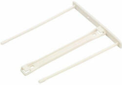 Fellowes Lefűzőklip, műanyag, 100 mm, FELLOWES, Bankers Box® Pro, fehér (100 db) (IFW00897)