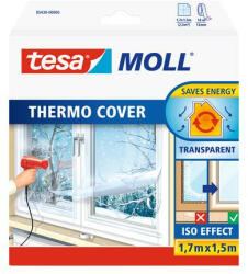 tesa Ablakszigetelő fólia, 1, 5 m x 1, 7 m, TESA "tesamoll® (TE05430) - fapadospatron