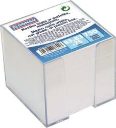 DONAU fehér kockatömb adagolóval 83x83x75mm, 750 lap (D7490)